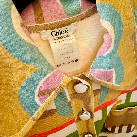 Chloe Multicolor Retro / Vintage Midi Dress (<3 this dress - fits perfectly!) - Picture 4 of 5